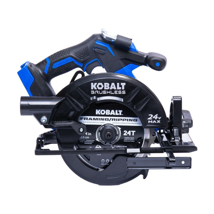 Power Tools * | Deals Kobalt Circular Saws 24-Volt Xtr 7-1/4-In Brushless Cordless Circular Saw