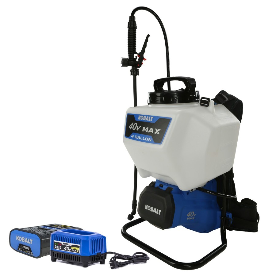 Outdoor Tools & Equipment * | Best Deal Kobalt Garden Sprayers 4-Gallon Plastic Backpack Sprayer