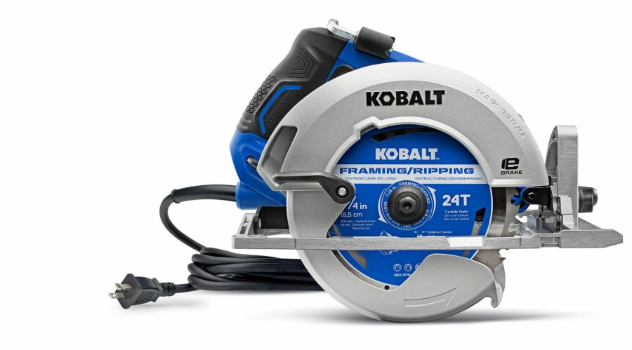 Power Tools * | Best Pirce Kobalt Circular Saws 15-Amp 7-1/4-In Corded Circular Saw Circular Saw