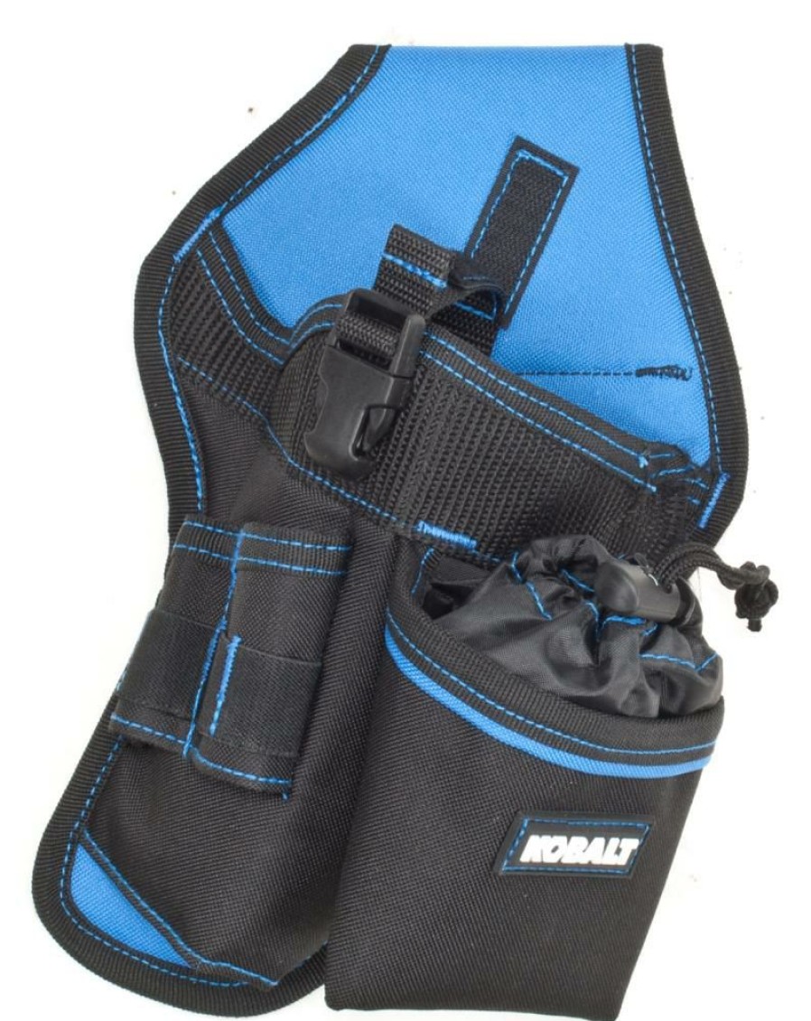 Tool Storage & Work Benches * | Discount Kobalt Tool Belt Accessories Polyester Single Drill Holder