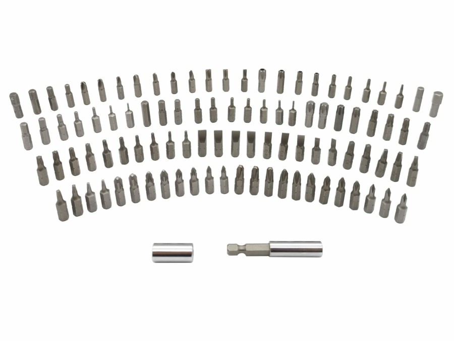 Power Tool Accessories * | Best Deal Kobalt Screwdriver Bits 1-In Set Steel Hex Shank Screwdriver Bit Set Screwdriver (100-Piece)