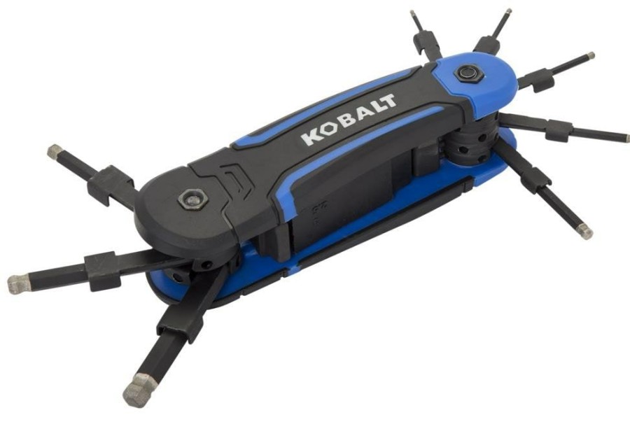 Hand Tools * | Promo Kobalt Hex Keys & Torx Keys 8-Key Metric Folding Hex Key Set