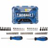 Hand Tools * | Promo Kobalt Mechanics Tool Sets 65-Piece Standard (Sae) And Metric Combination Polished Chrome Mechanics Tool Set