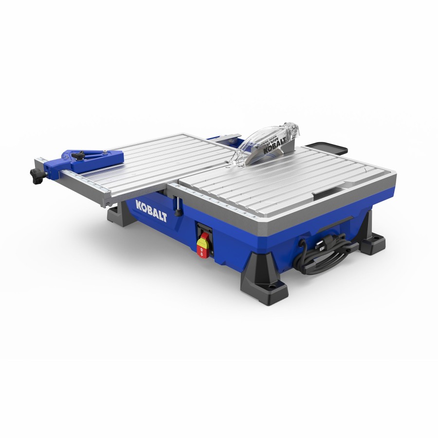 Power Tools * | Coupon Kobalt Tile Saws 7-In 6-Amp Wet Tabletop Sliding Table Tile Saw