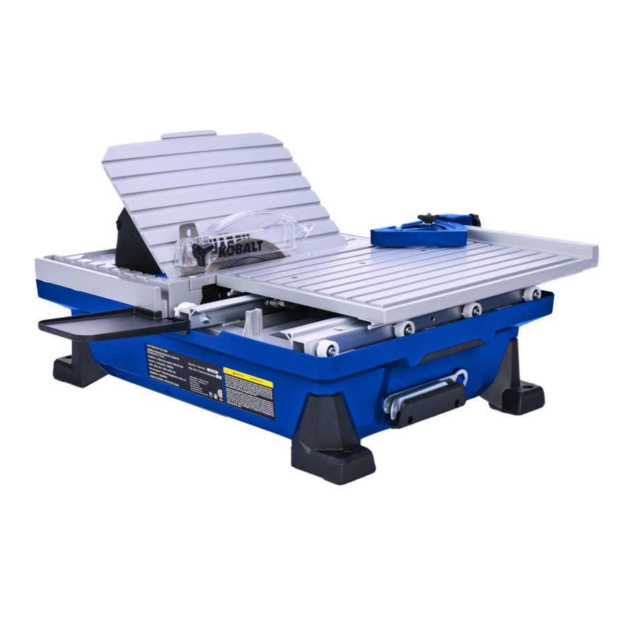 Power Tools * | Coupon Kobalt Tile Saws 7-In 6-Amp Wet Tabletop Sliding Table Tile Saw