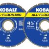 Power Tool Accessories * | Best Deal Kobalt Diamond Saw Blades 2 Pack All Flooring Diamond Blades