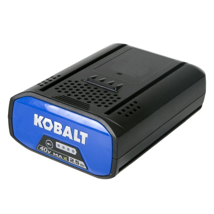 Outdoor Tools & Equipment * | Wholesale Kobalt Cordless Power Equipment Batteries & Chargers 40-Volt Max 2.5 Ah Rechargeable Lithium Ion (Li-Ion) Cordless Power Equipment Battery