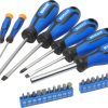 Hand Tools * | Hot Sale Kobalt Screwdrivers 29-Piece Plastic Handle Magnetic Set Multi-Bit Screwdriver Set