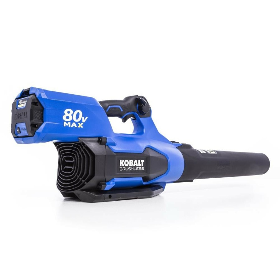 Outdoor Tools & Equipment * | Best Reviews Of Kobalt Cordless Electric Leaf Blowers 80-Volt Max 630-Cfm Brushless Handheld Cordless Electric Leaf Blower 2.5 Ah (Battery & Charger Included)