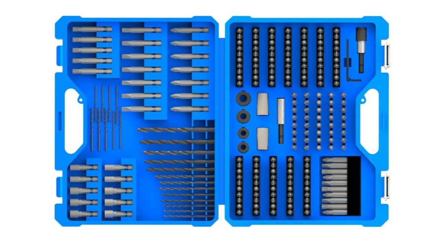 Power Tool Accessories * | Best Sale Kobalt Screwdriver Bits Set High-Speed Steel Round Shank Screwdriver Bit Set (230-Piece)