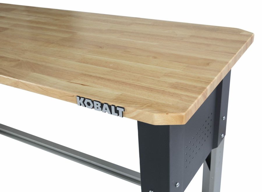 Tool Storage & Work Benches * | Budget Kobalt Work Benches 72-In W X 40.8-In H Wood Work Bench