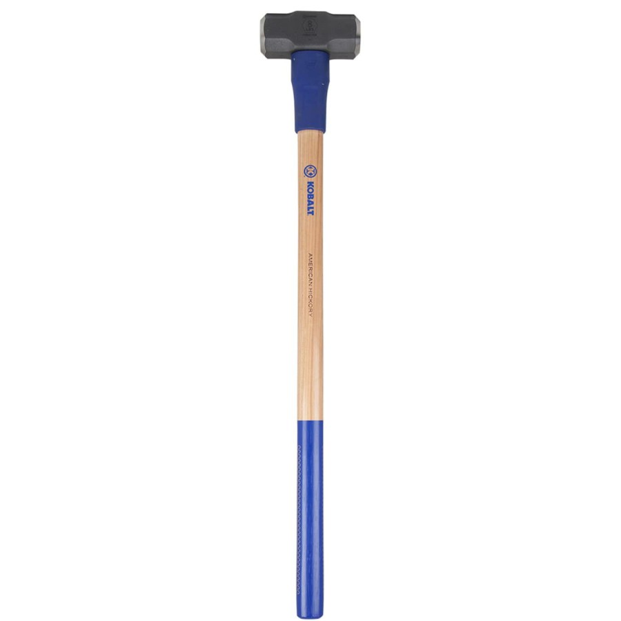 Hand Tools * | Best Reviews Of Kobalt Hammers 8-Lb Milled Face Steel Head Wood Sledge Hammer