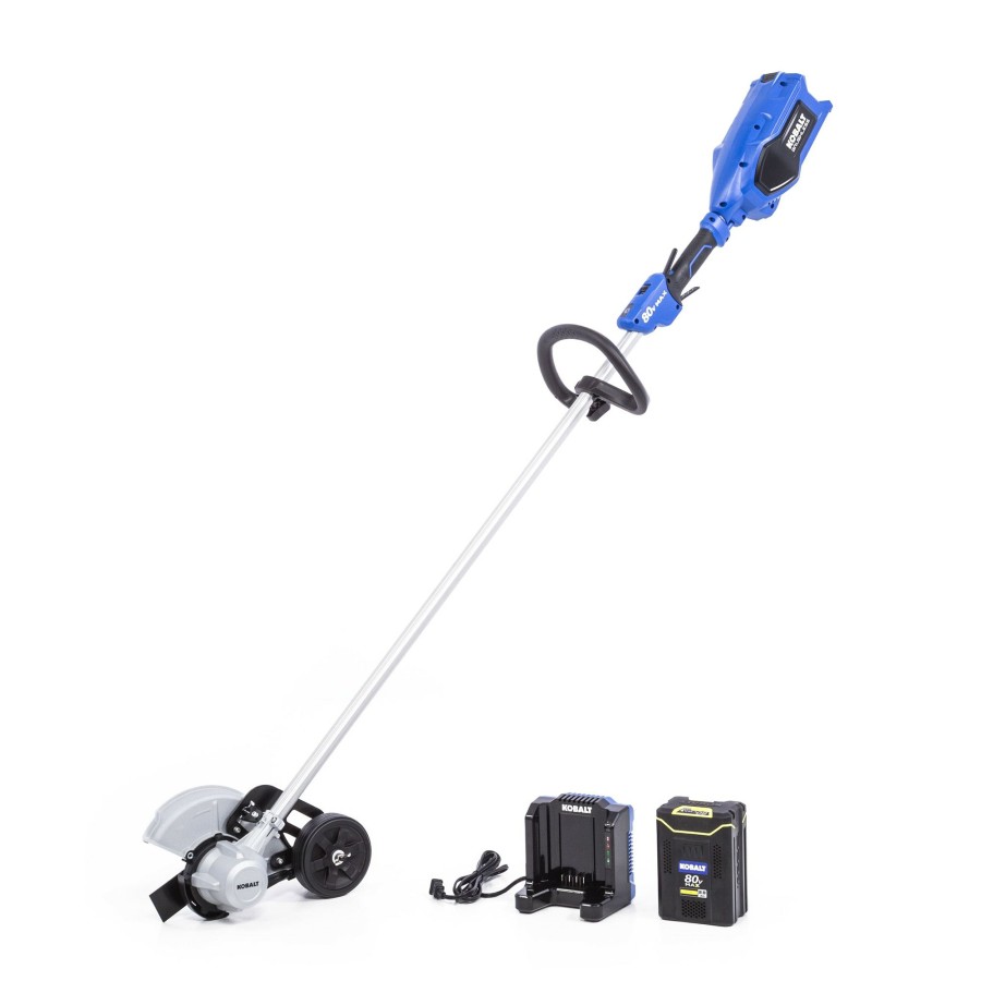 Outdoor Tools & Equipment * | Cheap Kobalt Lawn Edgers 80-Volt Max 8-In Cordless Electric Lawn Edger Battery Included