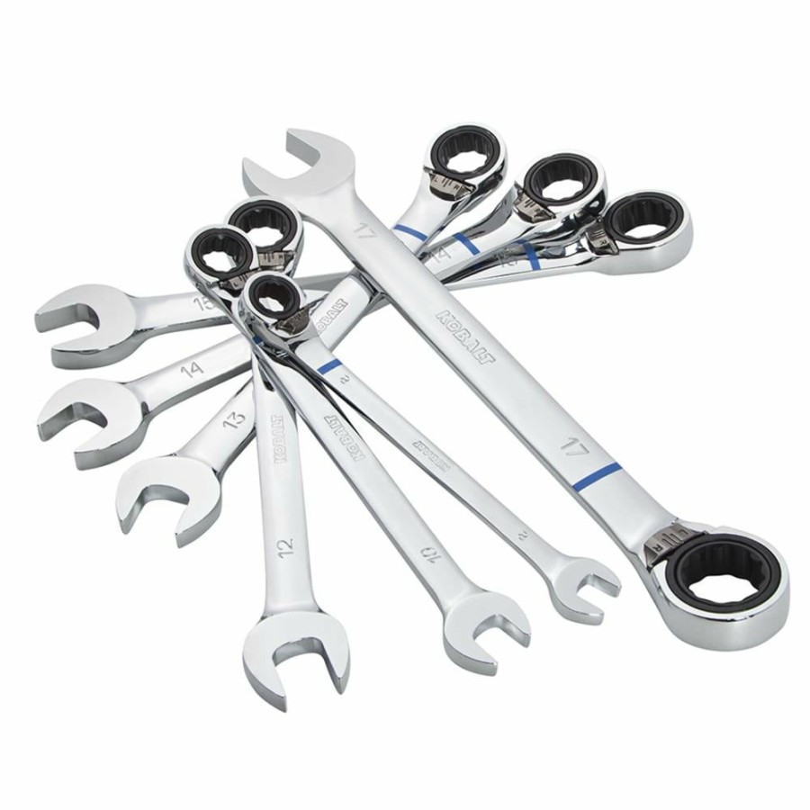 Hand Tools * | Discount Kobalt Ratchet Wrenches & Sets 7-Piece Set 12-Point Metric Ratchet Wrench Set