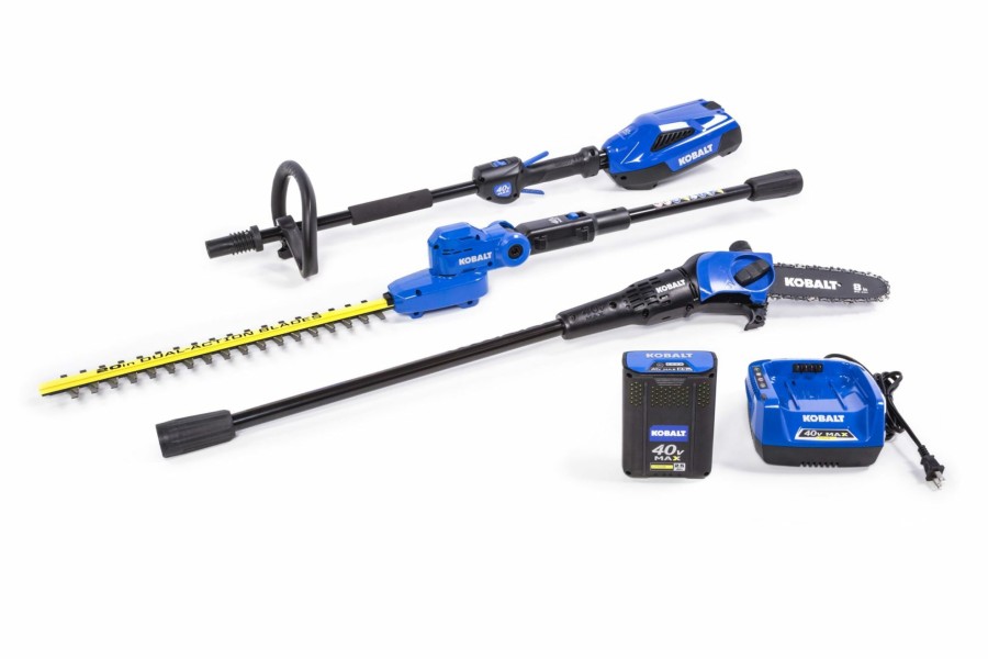 Outdoor Tools & Equipment * | Brand New Kobalt Power Equipment Combo Kits 2-Piece 40-Volt Cordless Power Equipment Combo Kit