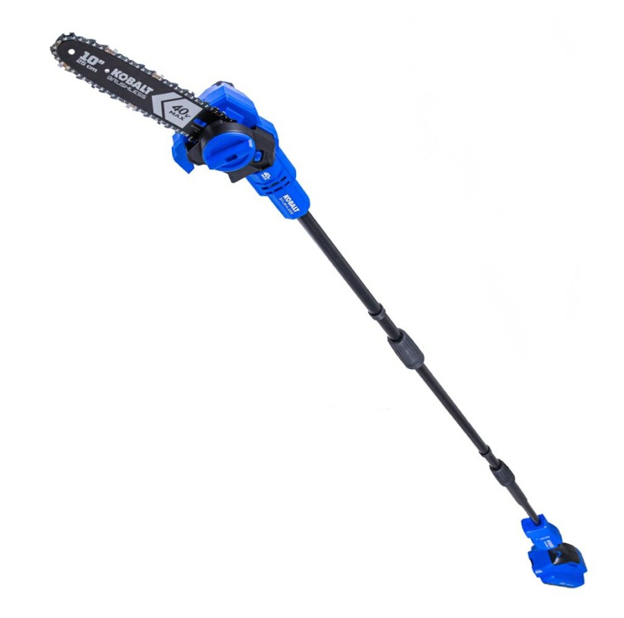 Outdoor Tools & Equipment * | Coupon Kobalt Cordless Electric Pole Saws Gen4 40-Volt 10-In Cordless Electric Pole Saw Ah (Tool Only)