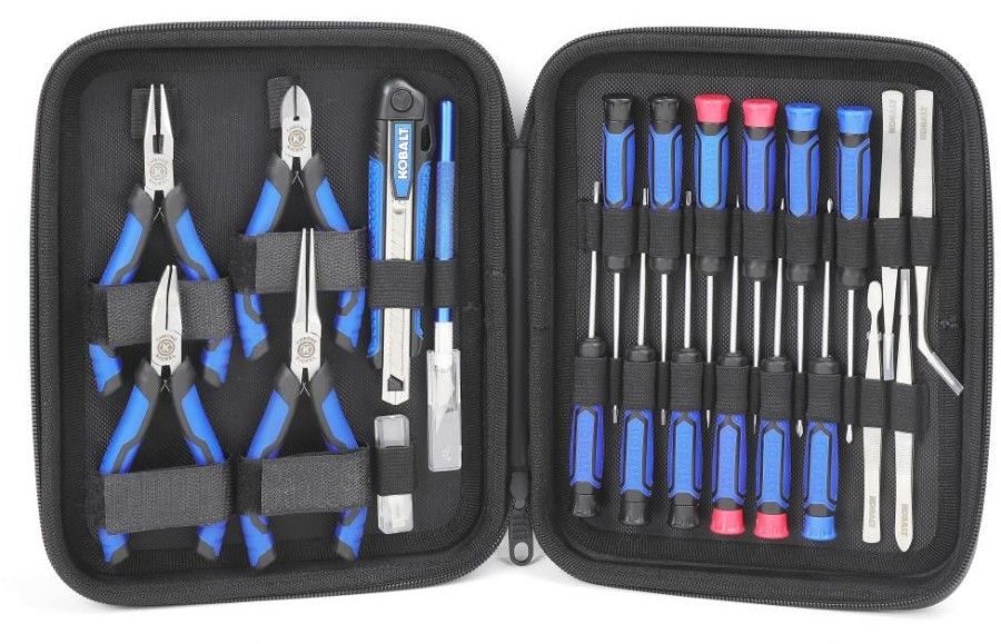 Hand Tools * | Coupon Kobalt Household Tool Sets 28-Piece Household Tool Set With Soft Case