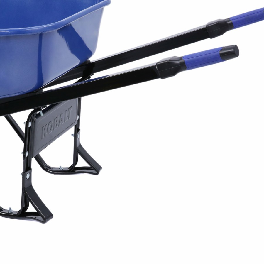 Outdoor Tools & Equipment * | Deals Kobalt Wheelbarrows 6-Cu Ft Steel Wheelbarrow With Flat-Free Tire(S)