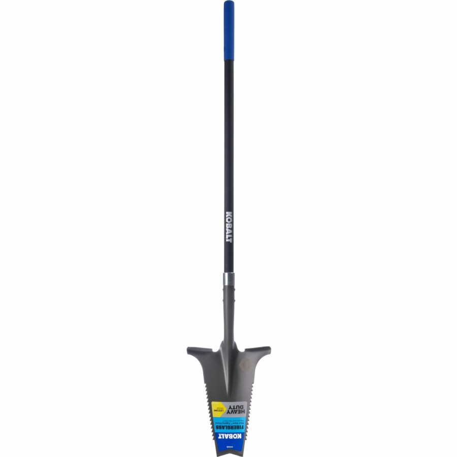 Outdoor Tools & Equipment * | New Kobalt Shovels & Spades Kobalt Root Slayer 57.5-In Fiberglass Handle Digging Shovel