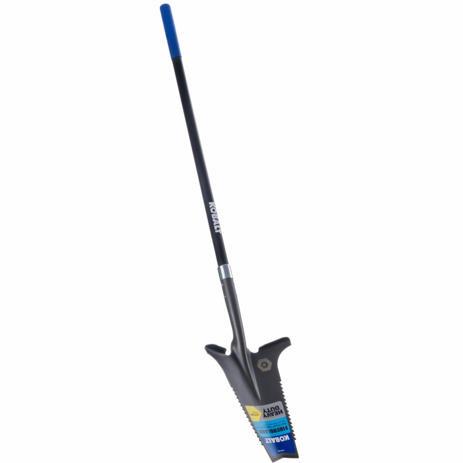 Outdoor Tools & Equipment * | New Kobalt Shovels & Spades Kobalt Root Slayer 57.5-In Fiberglass Handle Digging Shovel