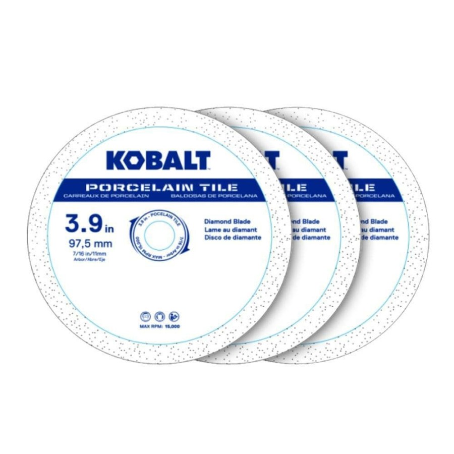 Power Tool Accessories * | Discount Kobalt Circular Saw Blades 3-Pack 4-In Set High-Speed Steel Circular Saw Blade Set