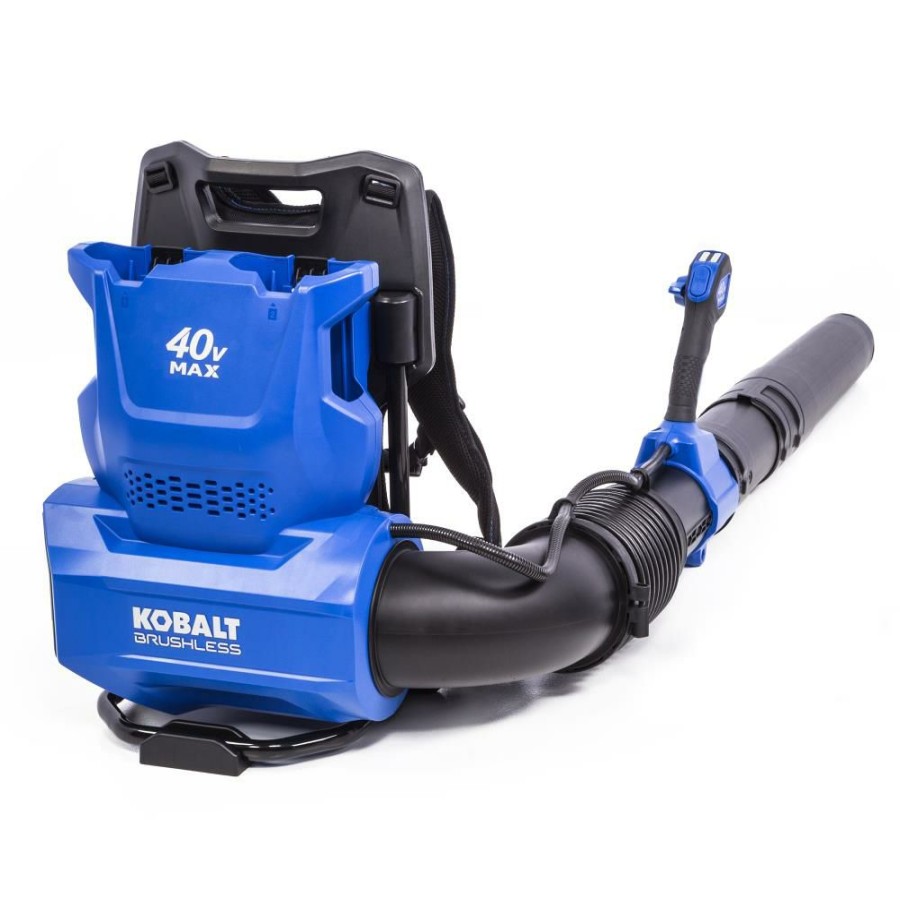 Outdoor Tools & Equipment * | Hot Sale Kobalt Cordless Electric Leaf Blowers 40-Volt 690-Cfm Brushless Backpack Cordless Electric Leaf Blower (Tool Only)