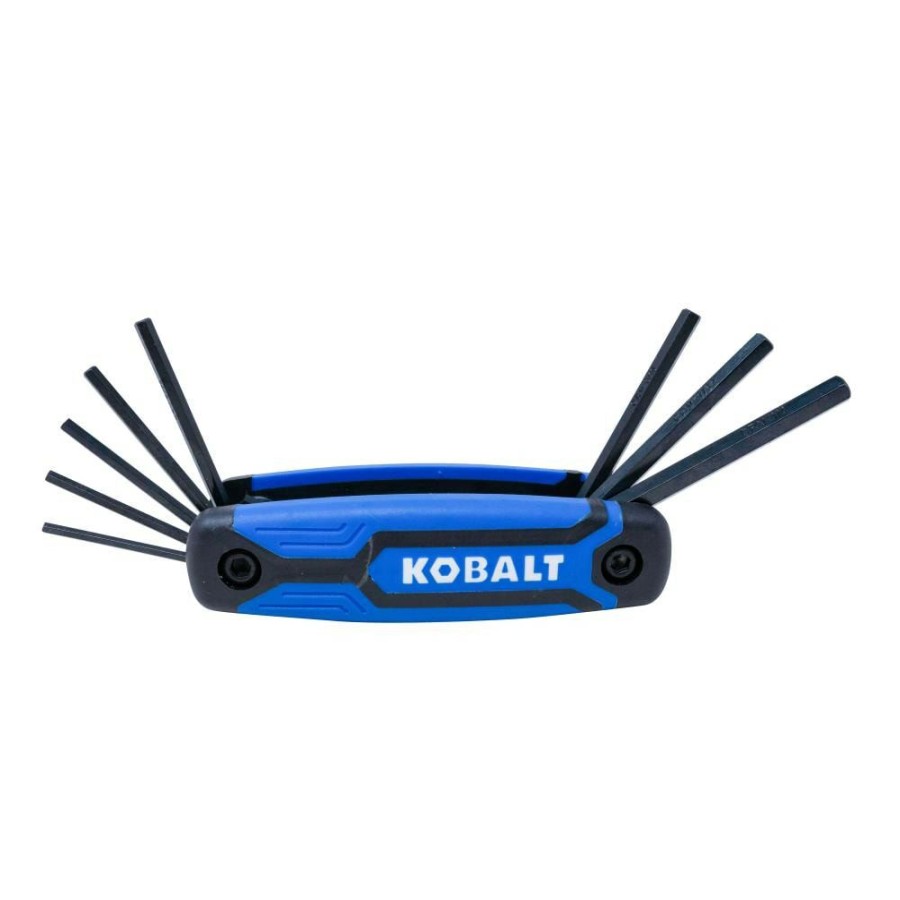 Hand Tools * | Deals Kobalt Hex Keys & Torx Keys 5-Key Standard (Sae) Folding Hex Key Set