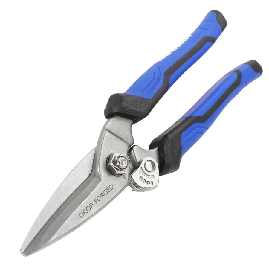 Hand Tools * | Discount Kobalt 3-In Serrated Molded Grip Heavy Duty Scissors