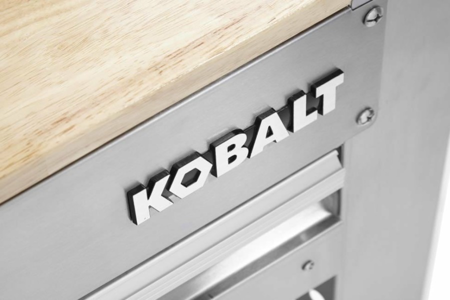 Tool Storage & Work Benches * | New Kobalt Work Benches 45-In W X 36-In H 3-Drawer Wood Work Bench