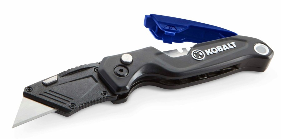 Hand Tools * | Discount Kobalt Utility Knives Speed Release 10-Blade Folding Utility Knife With On Tool Blade Storage