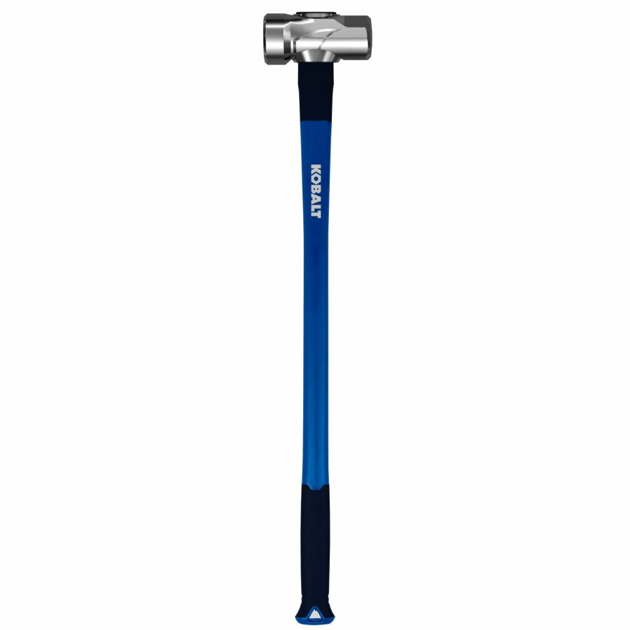 Hand Tools * | Best Sale Kobalt Hammers 8-Lb Polished Face Steel Head Fiberglass Sledge Hammer