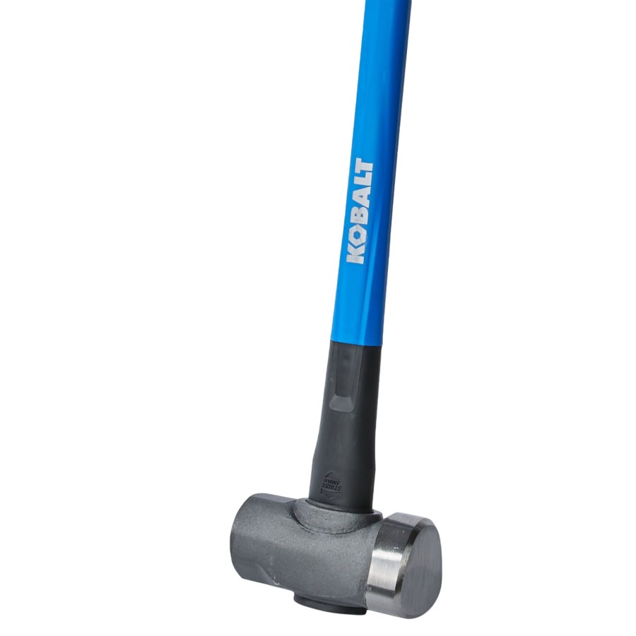 Hand Tools * | Best Sale Kobalt Hammers 8-Lb Polished Face Steel Head Fiberglass Sledge Hammer