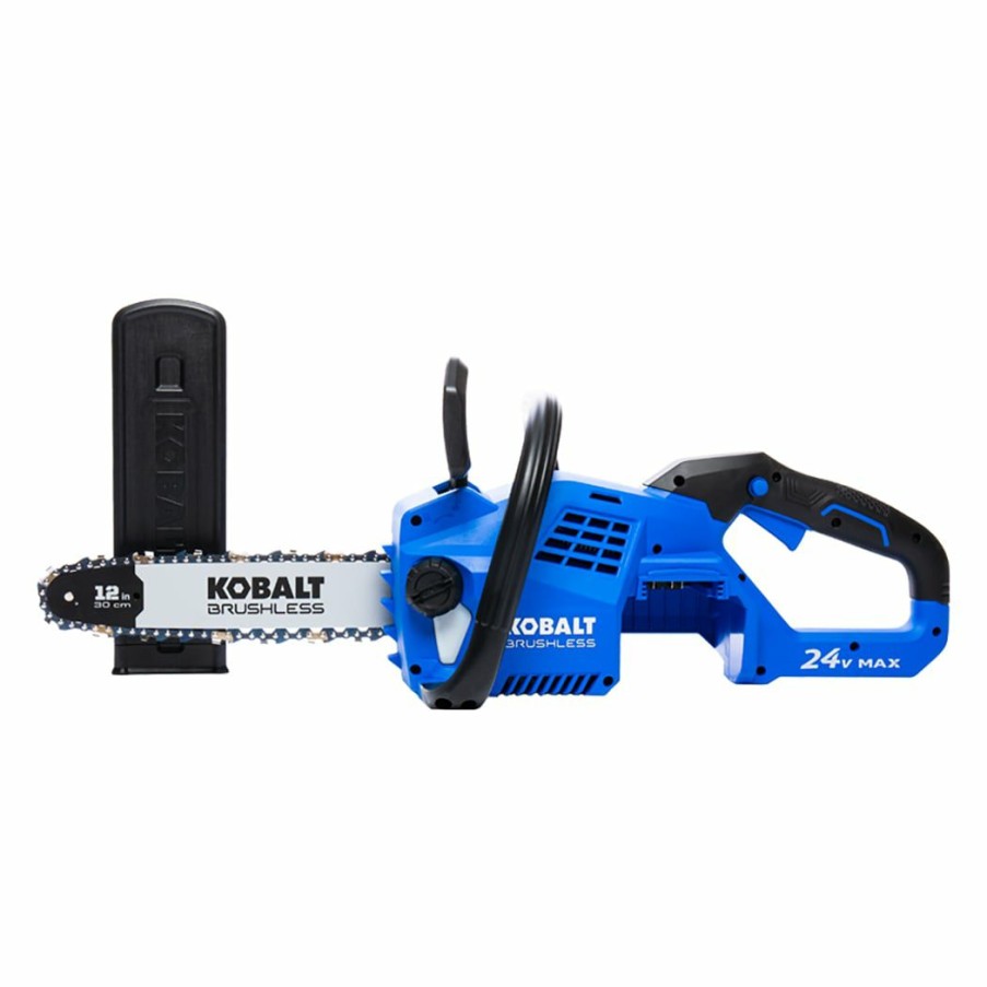 Outdoor Tools & Equipment * | Wholesale Kobalt Cordless Electric Chainsaws 24-Volt 12-In Brushless Cordless Electric Chainsaw Ah (Tool Only)