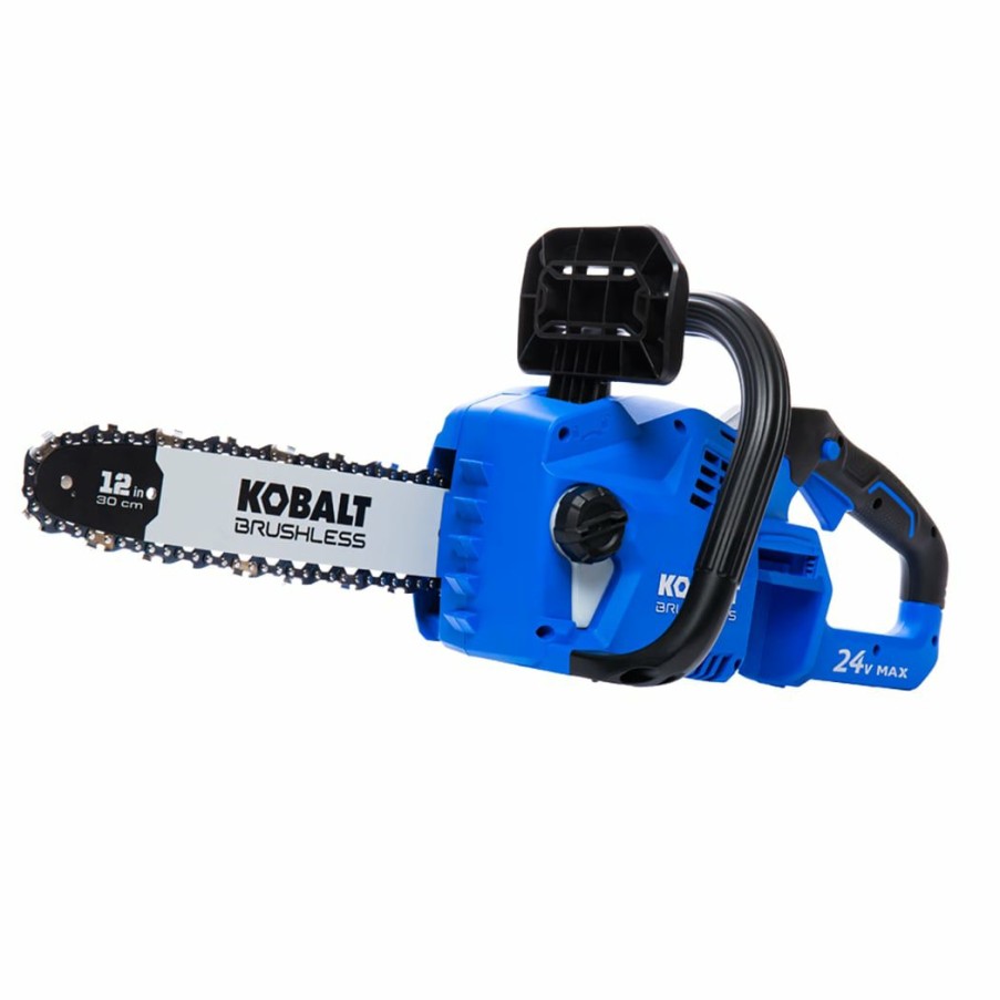 Outdoor Tools & Equipment * | Wholesale Kobalt Cordless Electric Chainsaws 24-Volt 12-In Brushless Cordless Electric Chainsaw Ah (Tool Only)