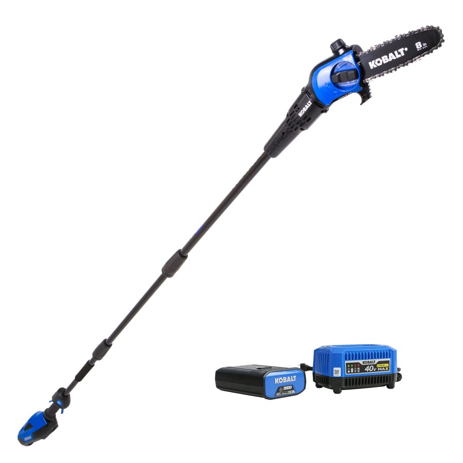 Outdoor Tools & Equipment * | Best Pirce Kobalt Cordless Electric Pole Saws 40-Volt Max 8-In Cordless Electric Pole Saw (Battery & Charger Included)