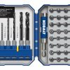 Power Tool Accessories * | Cheapest Kobalt Twist Drill Bits 38-Piece Assorted Set Black Oxide Coated Hss Twist Drill Bit Set