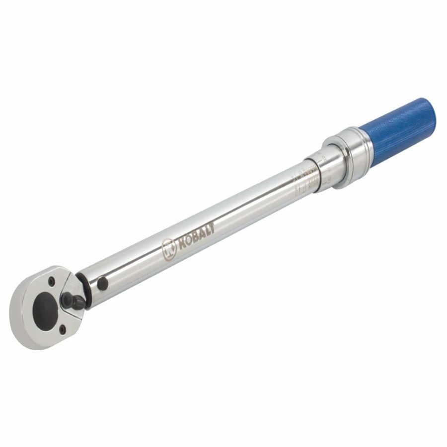 Hand Tools * | Budget Kobalt Torque Wrenches 3/8-In Drive Click Torque Wrench (20-Ft Lb To 100-Ft Lb)