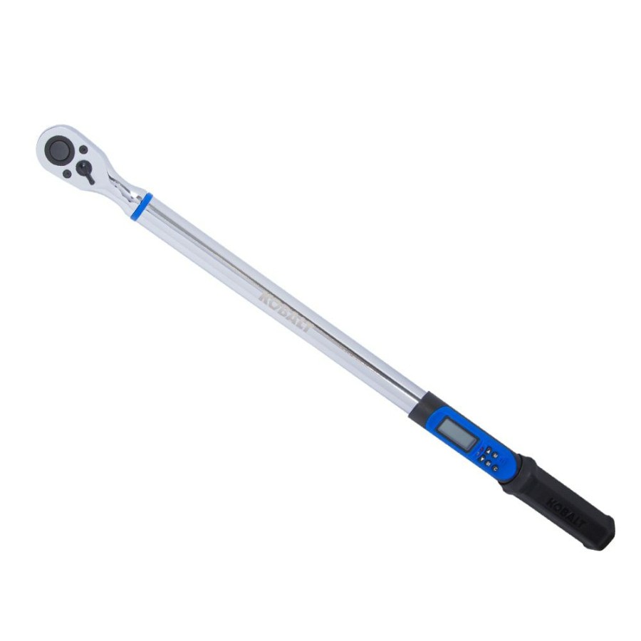 Hand Tools * | Best Sale Kobalt Torque Wrenches 1/2-In Drive Digital Torque Wrench (12.5-Ft Lb To 250-Ft Lb)