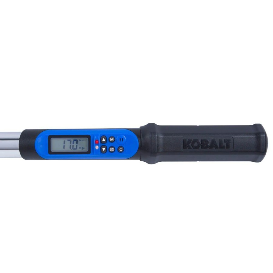 Hand Tools * | Best Sale Kobalt Torque Wrenches 1/2-In Drive Digital Torque Wrench (12.5-Ft Lb To 250-Ft Lb)