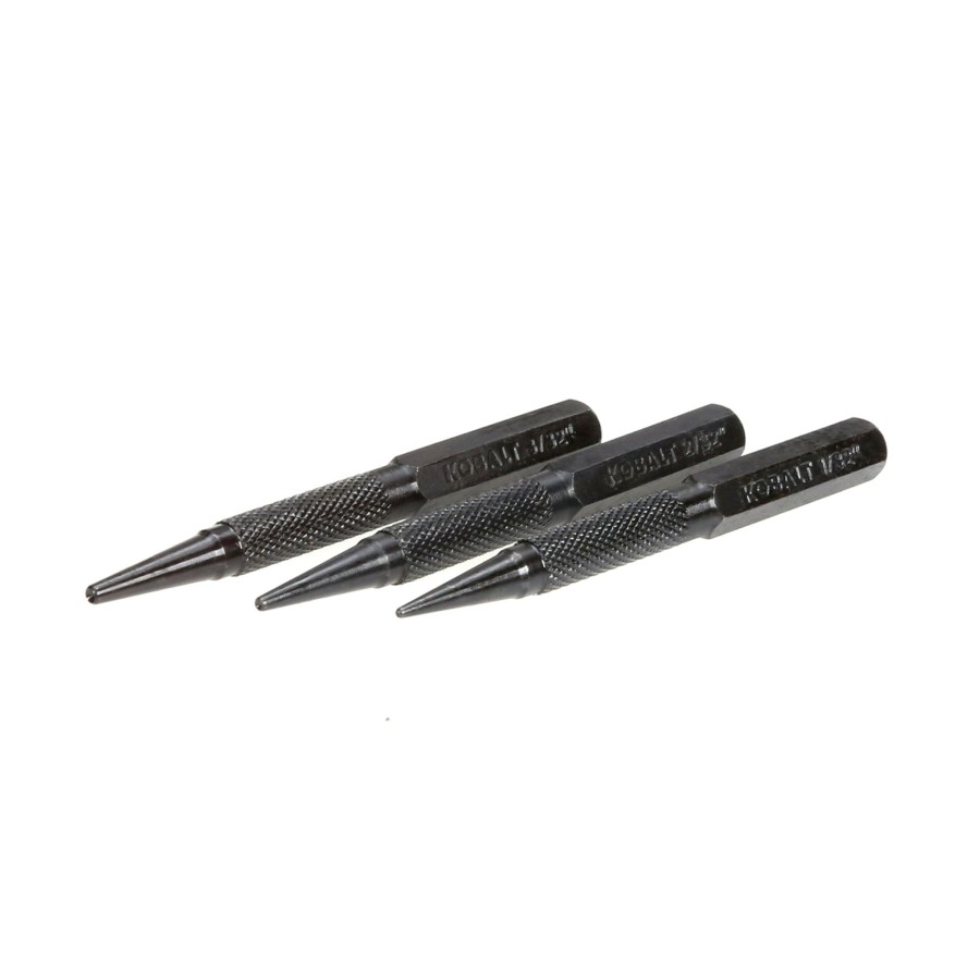 Hand Tools * | Brand New Kobalt Punches Nail Punch 1/32,2/32,3/32 Nail Set Punch Kit