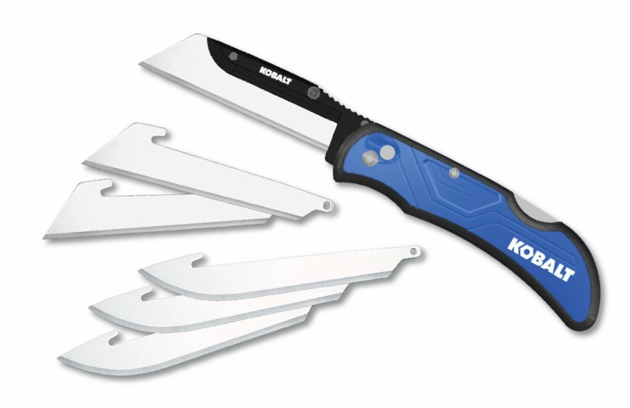 Hand Tools * | New Kobalt Utility Knives 6-Blade Folding Utility Knife