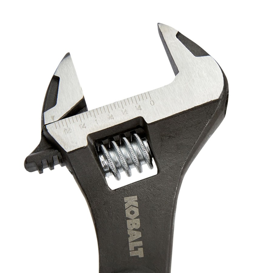 Hand Tools * | Promo Kobalt Adjustable Wrenches 15.5-In Steel Adjustable Wrench