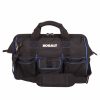 Tool Storage & Work Benches * | New Kobalt Tool Bags Blue Black Polyester 16-In Zippered Cargo Bag