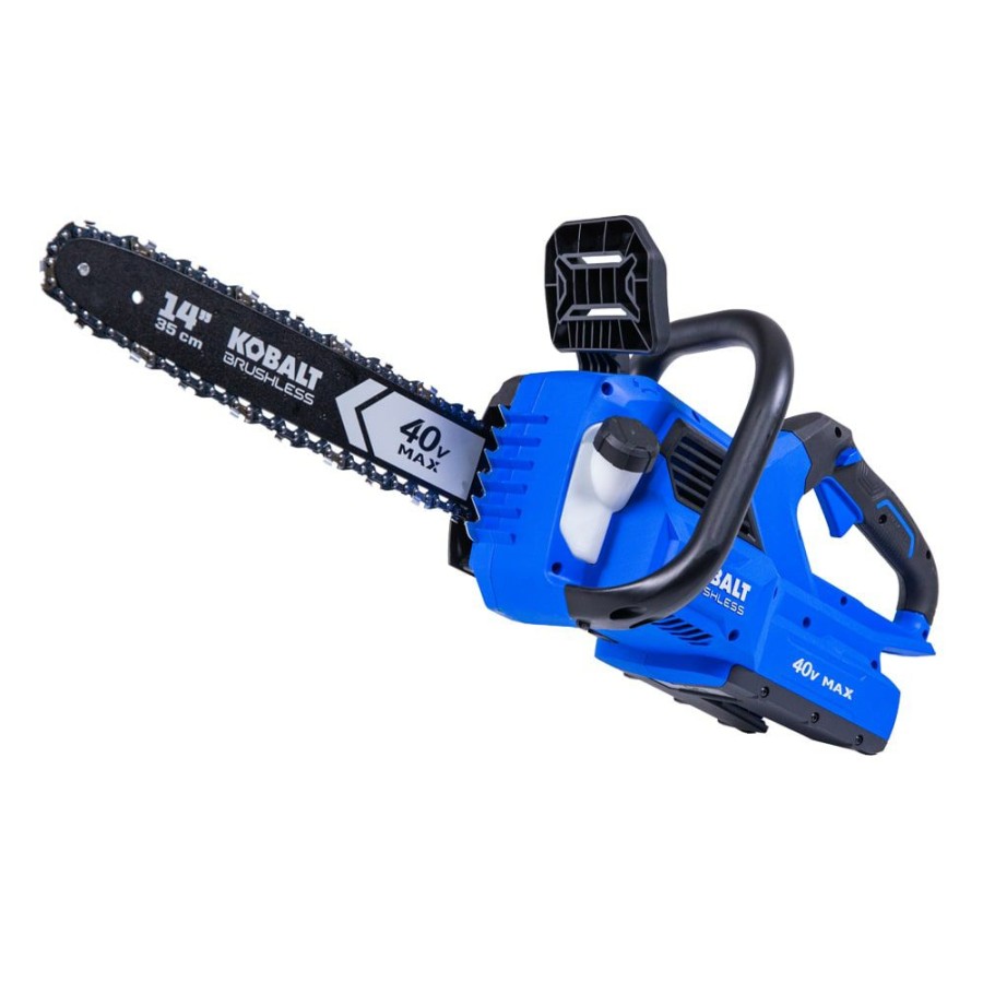 Outdoor Tools & Equipment * | Buy Kobalt Cordless Electric Chainsaws Gen4 40-Volt 14-In Brushless Cordless Electric Chainsaw 4 Ah (Battery & Charger Included)