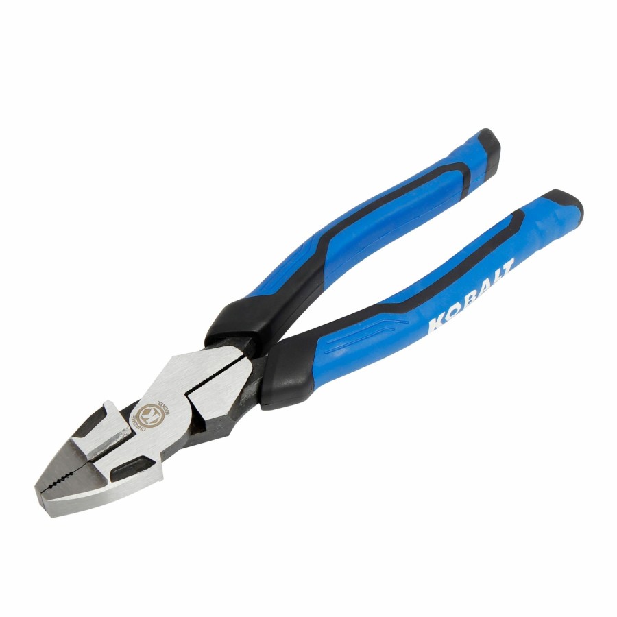 Hand Tools * | Outlet Kobalt 9-In Linesman Pliers With Wire Cutter