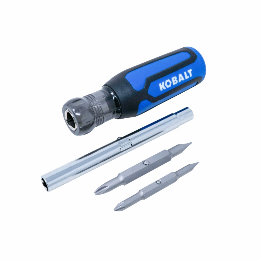 Hand Tools * | Hot Sale Kobalt Screwdrivers 6-Piece Acetate Handle Set Assorted Multi-Bit Screwdriver Set