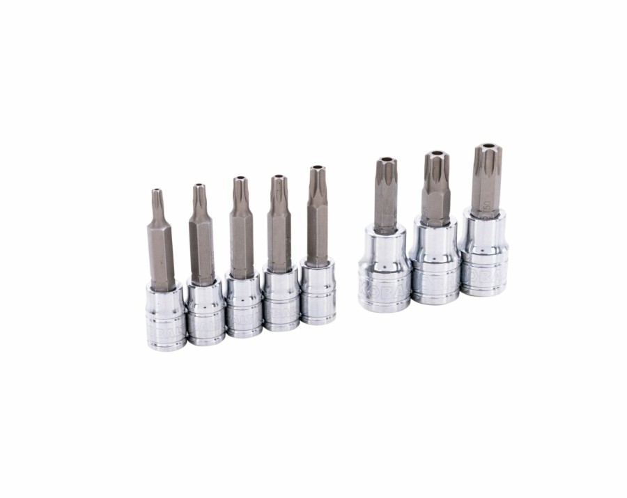 Hand Tools * | Wholesale Kobalt Driver Sockets & Sets 8-Piece 1/4-In; 3/8-In Drive Set Tamper-Proof Torx Bit Tamper-Proof Driver Socket Set