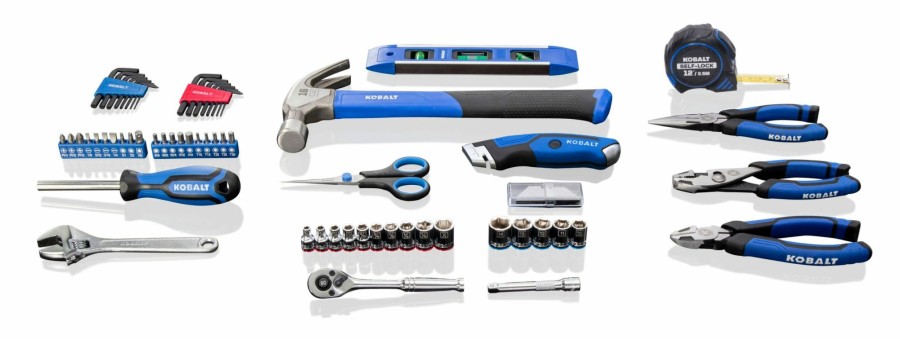 Hand Tools * | Best Sale Kobalt Household Tool Sets 73-Piece Household Tool Set With Soft Case