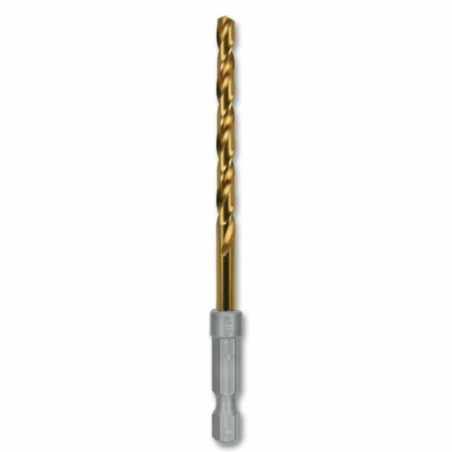 Power Tool Accessories * | Cheapest Kobalt Twist Drill Bits 3/16-In 3-3/4-In Titanium Coated Hss Twist Drill Bit