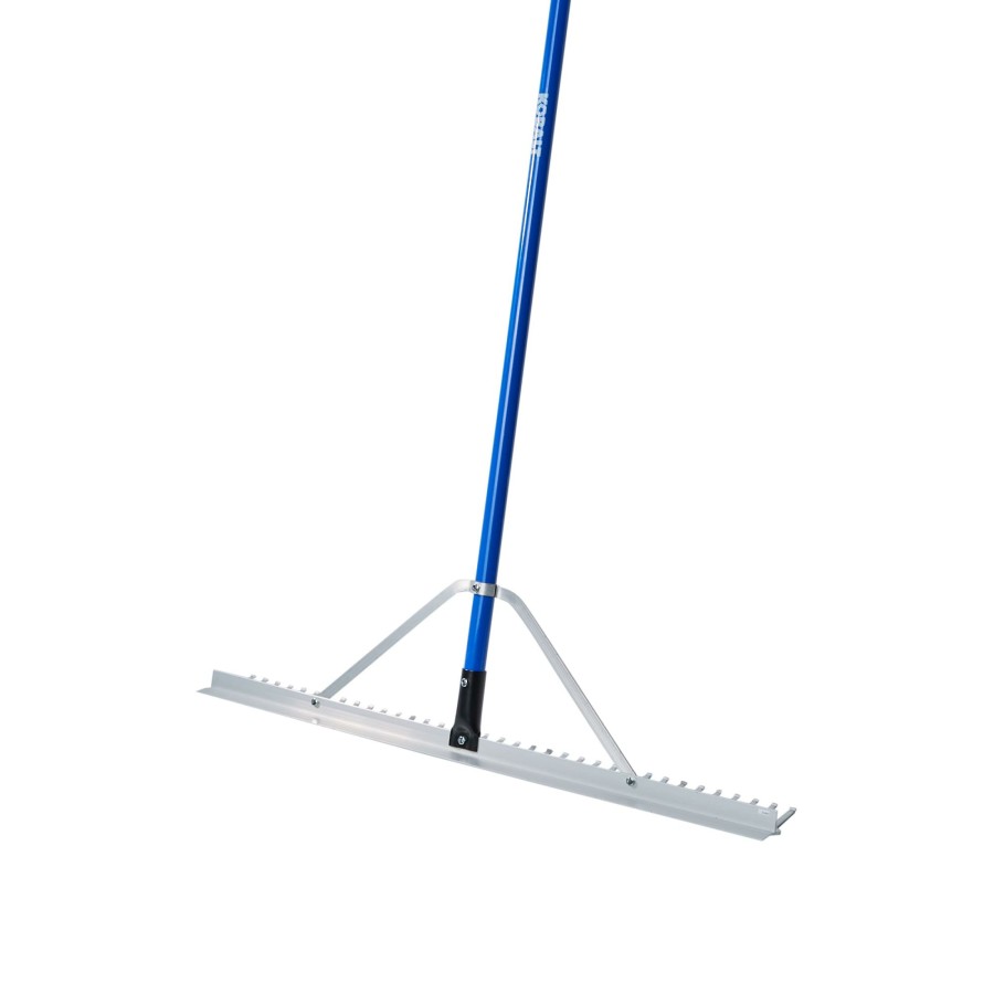 Outdoor Tools & Equipment * | Top 10 Kobalt Lawn & Leaf Rakes Kobalt Aluminum Landscape Rake